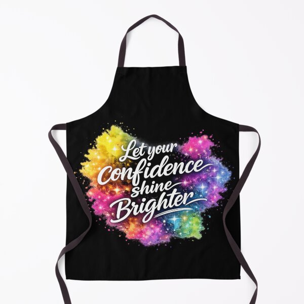 Item preview, Let Your Confidence Shine Brighter – Colorful Glow Motivational Quote Sticker designed and sold by CutePearlStudio.