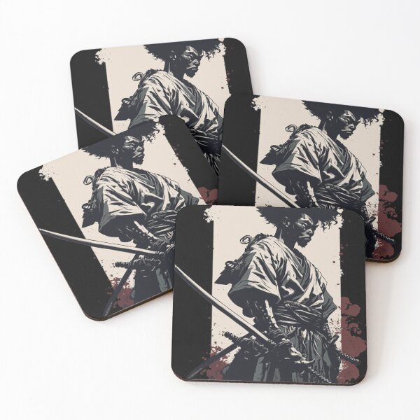 Item preview, Afro-American Samurai  designed and sold by DILSHAMART.
