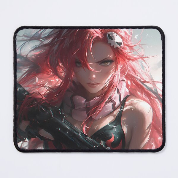 Item preview, Yoko Littner Gurren Lagann Red Hair Rebel Stare designed and sold by PMartistStudio.