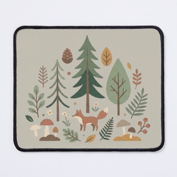 Item preview, Forest Fox & Foliage Charm designed and sold by mossandmyth1984.