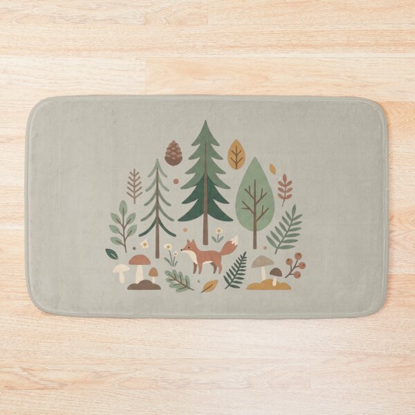 Item preview, Forest Fox & Foliage Charm designed and sold by mossandmyth1984.