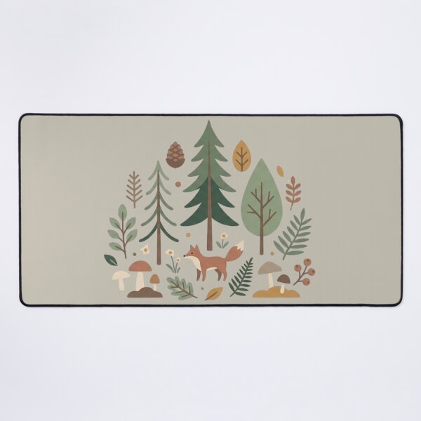 Item preview, Forest Fox & Foliage Charm designed and sold by mossandmyth1984.