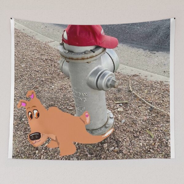 Item preview, Fire Hydrant Doggie designed and sold by pinkyjainpan.