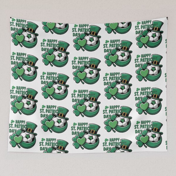 Item preview, Lucky Irish Soccer Theme St. Patrick’s Day designed and sold by QuiteOrbit.