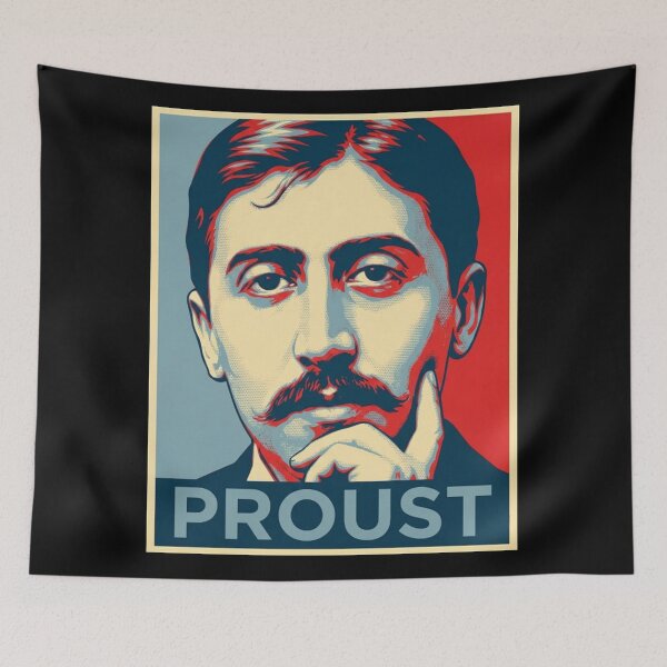 Item preview, Marcel Proust Hope Style Retro Poster Art  designed and sold by Anya Byron.