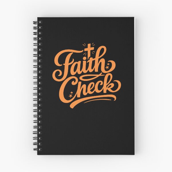 Item preview, Faith Check – Bold Christian Faith Statement designed and sold by Verse & Vibes.