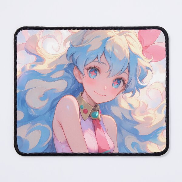 Item preview, Nia Teppelin Gurren Lagann Pastel Clouds Dreamy Smile designed and sold by PMartistStudio.