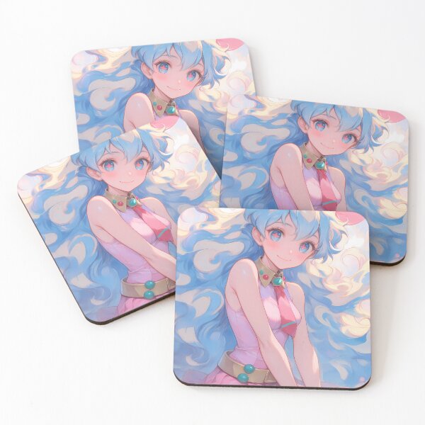 Item preview, Nia Teppelin Gurren Lagann Pastel Clouds Dreamy Smile designed and sold by PMartistStudio.