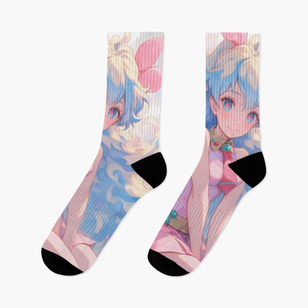Item preview, Nia Teppelin Gurren Lagann Pastel Clouds Dreamy Smile designed and sold by PMartistStudio.