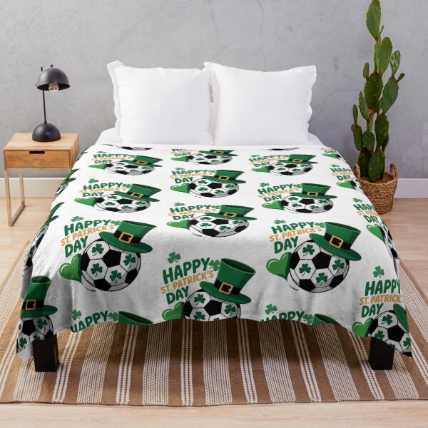 Item preview, Funny Soccer Lover Shamrock Clover Heart St Patrick's Day designed and sold by QuiteOrbit.