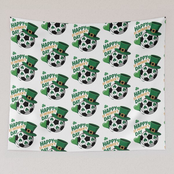 Item preview, Funny Soccer Lover Shamrock Clover Heart St Patrick's Day designed and sold by QuiteOrbit.
