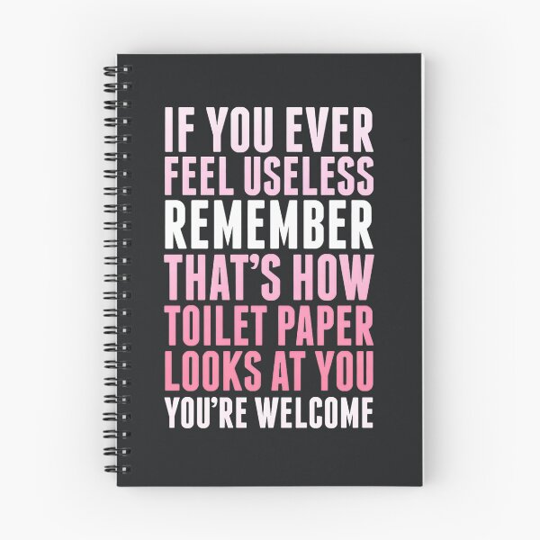 Item preview, Sarcastic Quote – Dark Humor Toilet Paper Joke Design designed and sold by Taans-Creation.