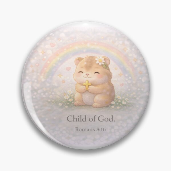 Item preview, Hamster with a Cross | Child of God | Romans 8:16 designed and sold by Joocnooz.