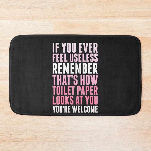 Item preview, Sarcastic Quote – Dark Humor Toilet Paper Joke Design designed and sold by Taans-Creation.