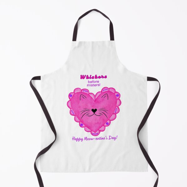 Item preview, Valentine's Day Whiskers Before Misters for Cat Lovers designed and sold by MYCatStuff.