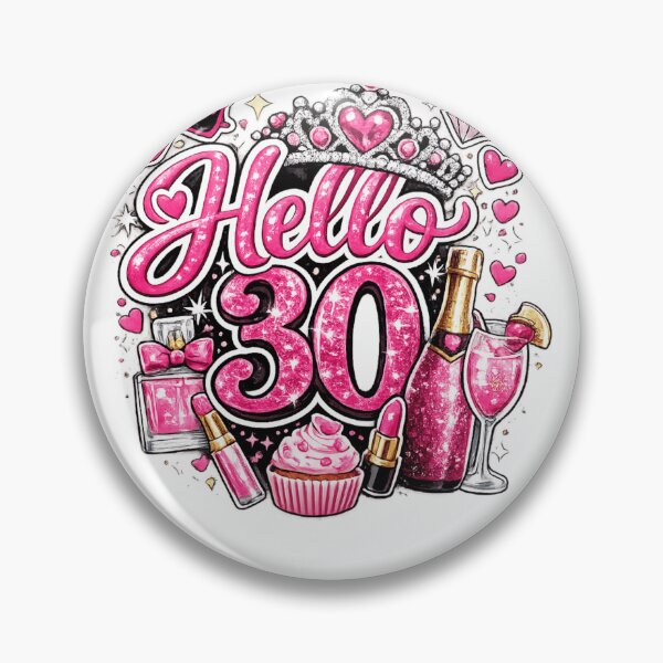Item preview, Hello 30th Birthday Girl Gift designed and sold by ttuniques.