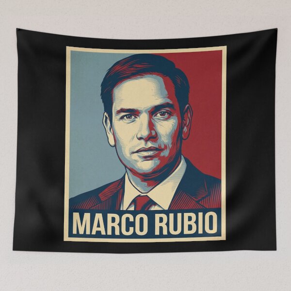 Item preview, Marco Rubio Hope Style Retro Poster Art  designed and sold by Anya Byron.