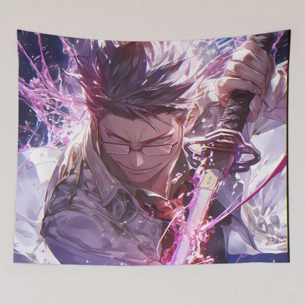 Item preview, Yukio Okumura Blue Exorcist Glasses Energy Glow designed and sold by PMartistStudio.