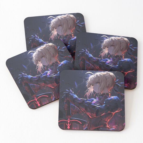 Item preview, Saber Alter Fate Stay Night Dark Knight Crimson Glow designed and sold by PMartistStudio.