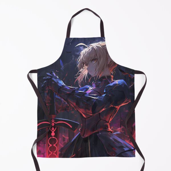 Item preview, Saber Alter Fate Stay Night Dark Knight Crimson Glow designed and sold by PMartistStudio.