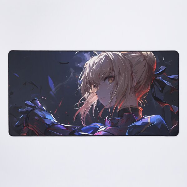 Item preview, Saber Alter Fate Stay Night Dark Knight Crimson Glow designed and sold by PMartistStudio.