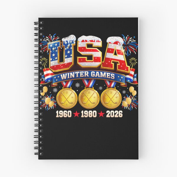 Item preview, USA Winter Games Hockey 1960 1980 2026 Patriotic Design designed and sold by Ortigzitoun.