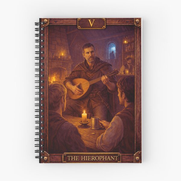 Item preview, Tech’s Tavern Tarot – The Hierophant designed and sold by TechsTrinkets.