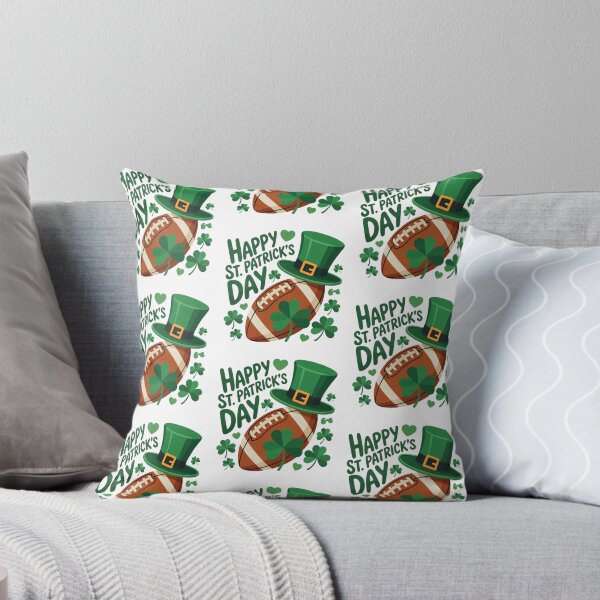 Item preview, Lucky Irish Football Theme St. Patrick’s Day designed and sold by QuiteOrbit.