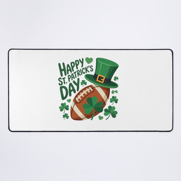 Item preview, Lucky Irish Football Theme St. Patrick’s Day designed and sold by QuiteOrbit.