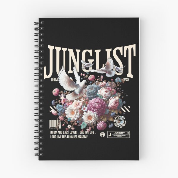 Item preview, JUNGLIST  - Dnb Birds of a feather (white) designed and sold by Discothreadz.