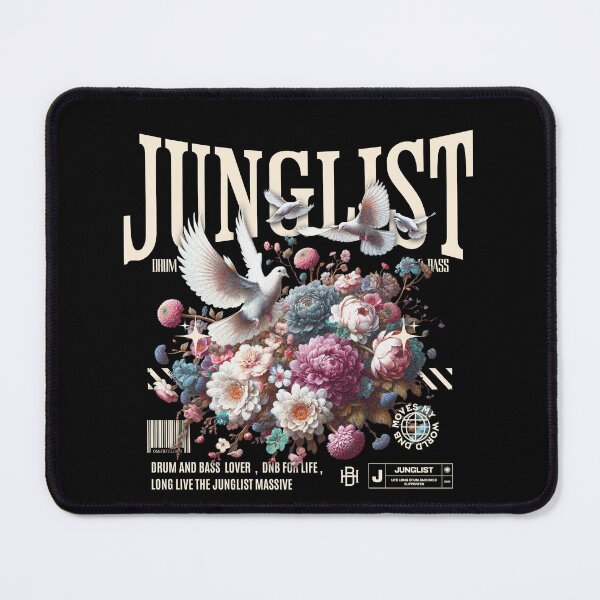 Item preview, JUNGLIST - Dnb Birds of a feather (white) designed and sold by Discothreadz.