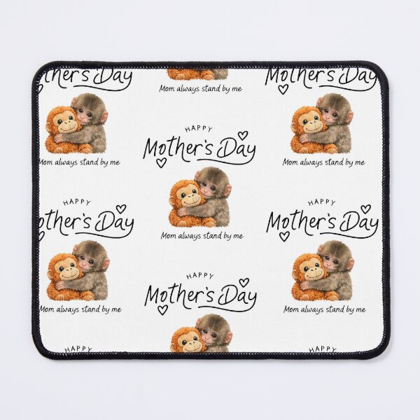 Item preview, Happy Mother's Day Mom Always Stand By Me Baby Monkey Punch designed and sold by RDGNR.