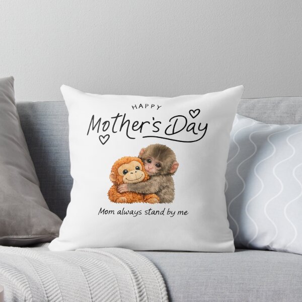 Item preview, Happy Mother's Day Mom Always Stand By Me Baby Monkey Punch designed and sold by RDGNR.