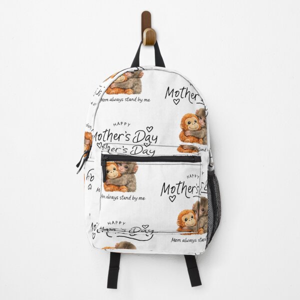 Item preview, Happy Mother's Day Mom Always Stand By Me Baby Monkey Punch designed and sold by RDGNR.
