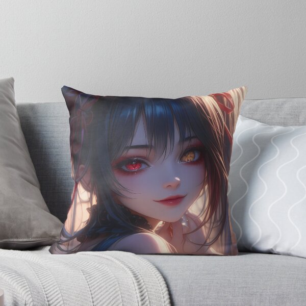 Item preview, Kurumi Tokisaki Date A Live Dark Aesthetic Heterochromia Ribbons designed and sold by PMartistStudio.