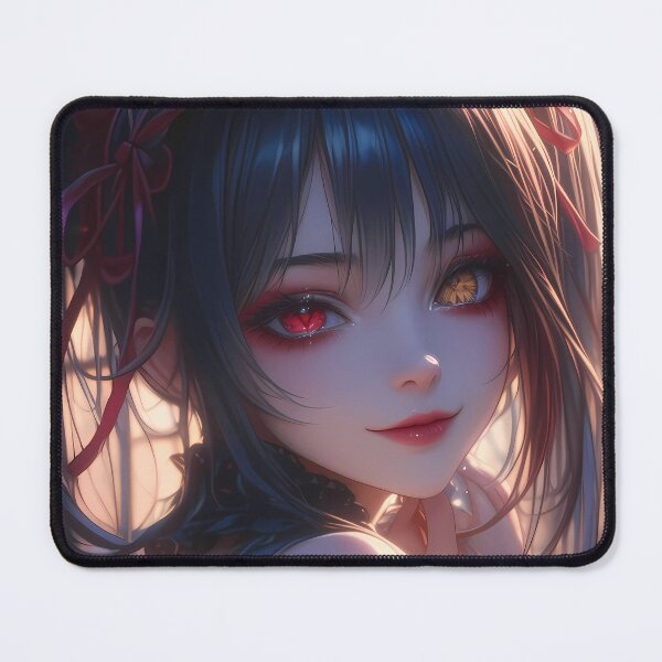 Item preview, Kurumi Tokisaki Date A Live Dark Aesthetic Heterochromia Ribbons designed and sold by PMartistStudio.