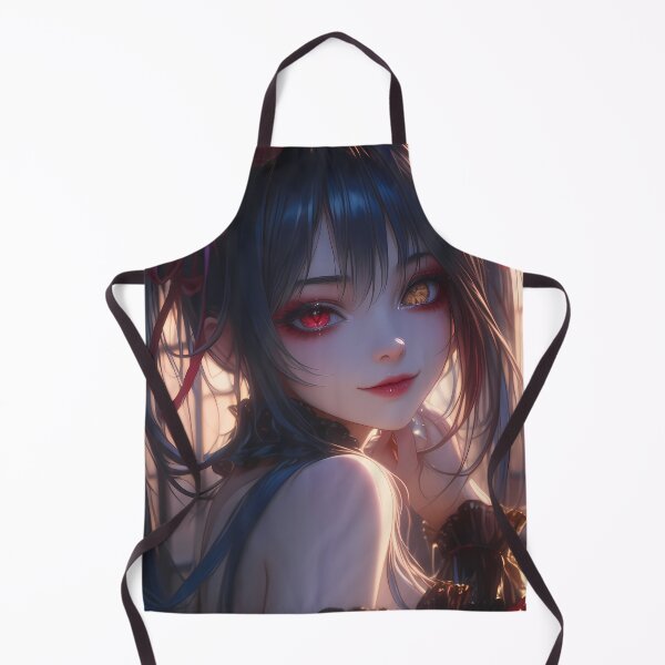 Item preview, Kurumi Tokisaki Date A Live Dark Aesthetic Heterochromia Ribbons designed and sold by PMartistStudio.
