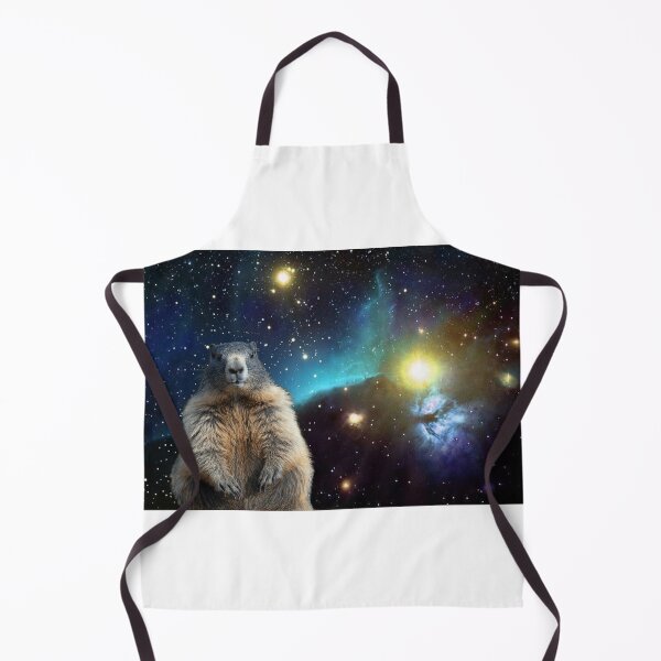 Item preview, Marmot Who Knows Too Much — Cosmic Galaxy Wildlife Meme designed and sold by AnotherMarmot.