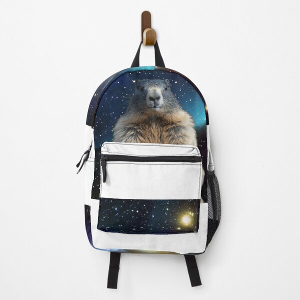 Item preview, Marmot Who Knows Too Much — Cosmic Galaxy Wildlife Meme designed and sold by AnotherMarmot.