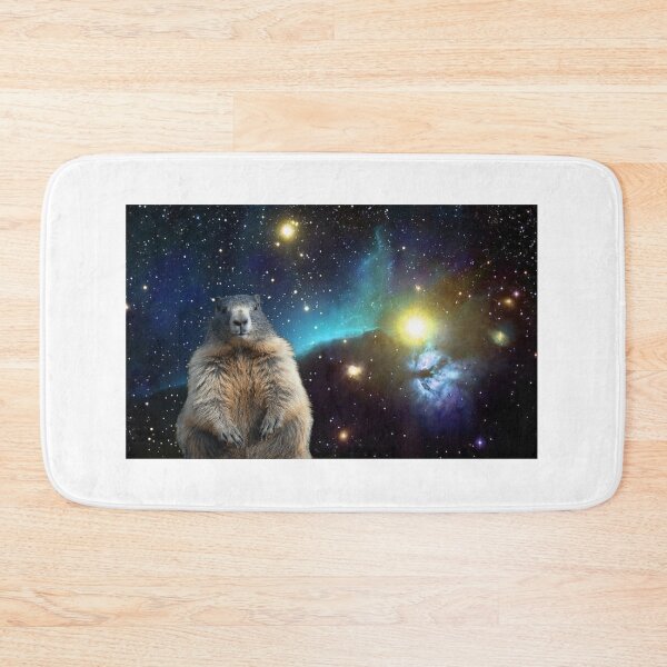 Item preview, Marmot Who Knows Too Much — Cosmic Galaxy Wildlife Meme designed and sold by AnotherMarmot.