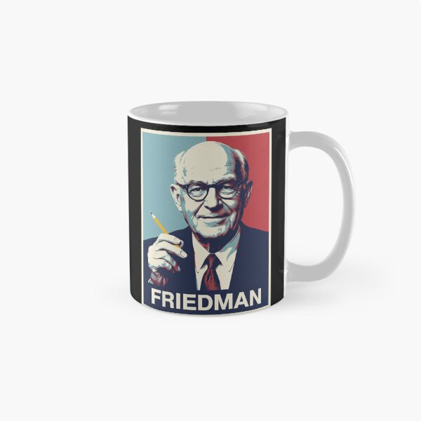 Item preview, Milton Friedman Hope Style Retro Poster Art  designed and sold by Anya Byron.