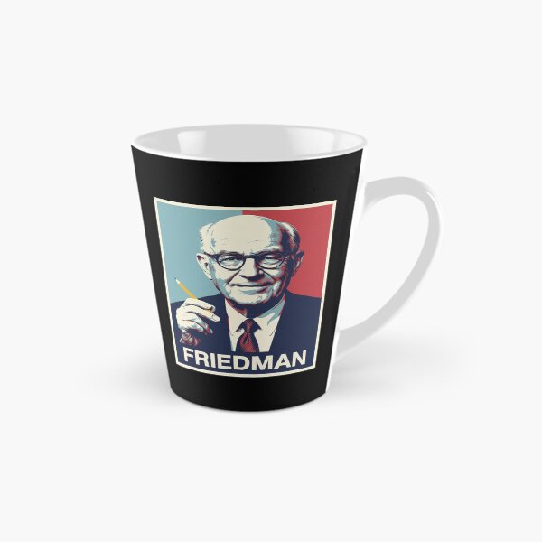 Item preview, Milton Friedman Hope Style Retro Poster Art  designed and sold by Anya Byron.