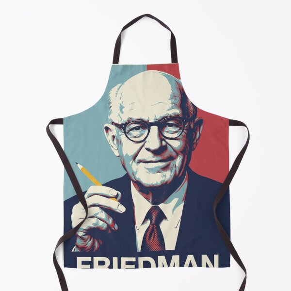 Item preview, Milton Friedman Hope Style Retro Poster Art  designed and sold by Anya Byron.