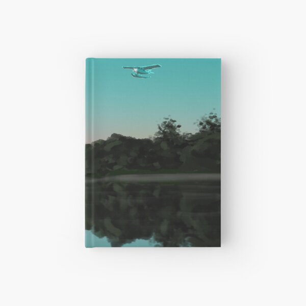 Flight Over Still Minnesota Lake Hardcover Journal
