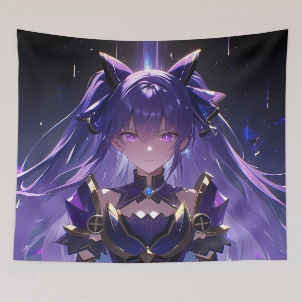 Item preview, Tohka Yatogami Date A Live Glowing Sci Fi Armor Purple designed and sold by PMartistStudio.