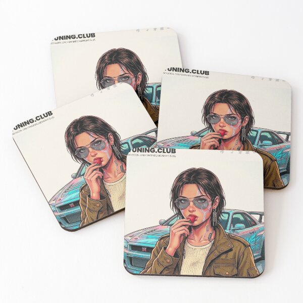 Item preview, Cyberpunk-style poster - anime with tuned car designed and sold by Ignorante.