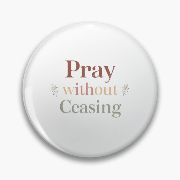 Item preview, Pray Without Ceasing Christian Art designed and sold by Sunniz.