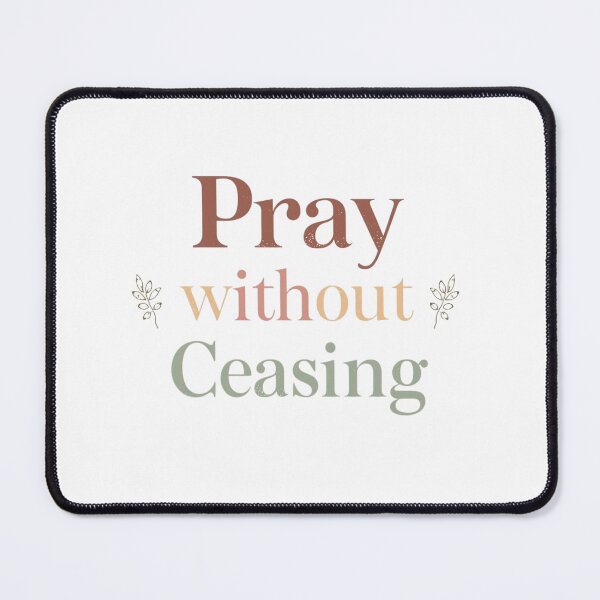 Item preview, Pray Without Ceasing Christian Art designed and sold by Sunniz.