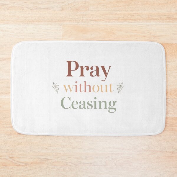 Item preview, Pray Without Ceasing Christian Art designed and sold by Sunniz.