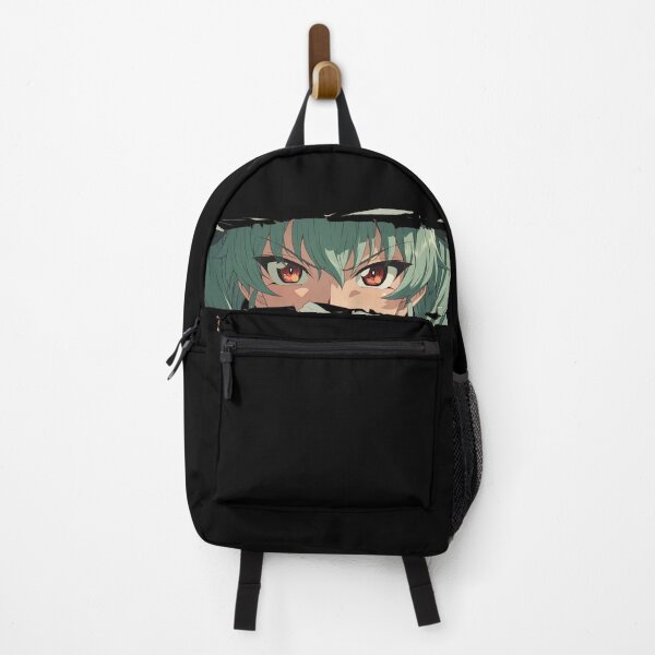 Item preview, Anchovy Girls Und Panzer Red Eyes Teal Hair Peeker Torn Paper Close Up designed and sold by PMartistStudio.
